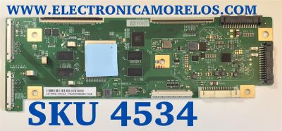 T-CON PARA TV LG / NUMERO DE PARTE 6871L-6890A / 6870C-0858C / LE770PQL (HP)(A2) 6890A / PANEL AC770AQL CPA1 / MODELO OLED77C1PUB.DUS